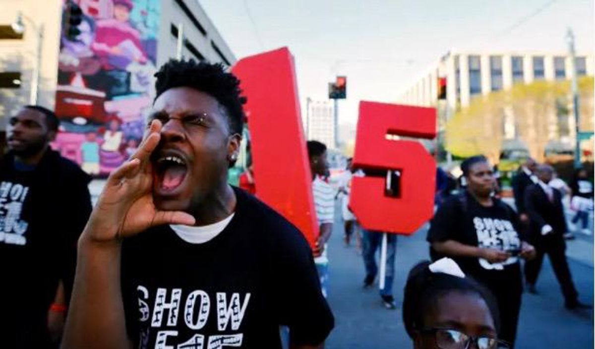 $15 minimum wage would lift millions out of poverty, says ... Wall Street giant Morgan Stanley
