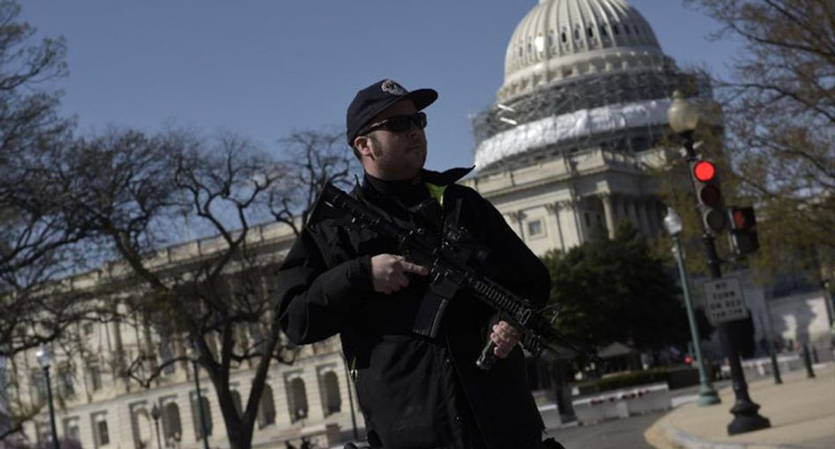 Capitol police deny claim that an officer said to focus only on anti-Trump protesters