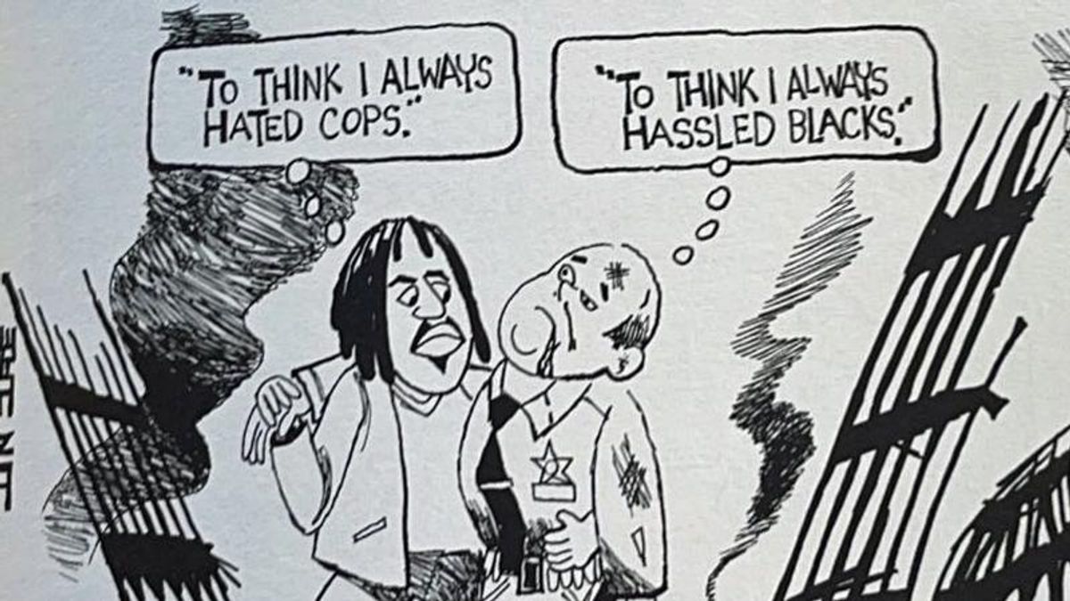 These editorial cartoons document how America went insane after 9/11 attacks