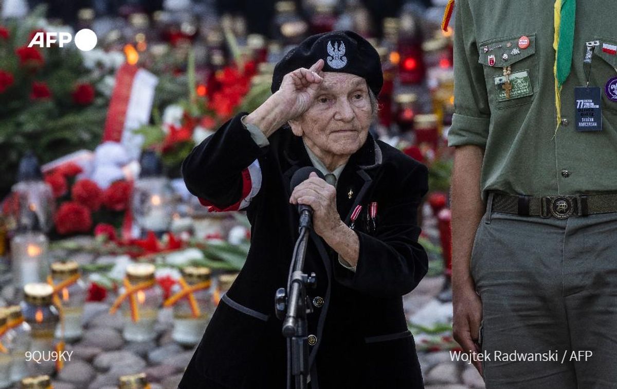 World War II soldier tells the far right: 'Be quiet, stupid boy! You lousy bastard'