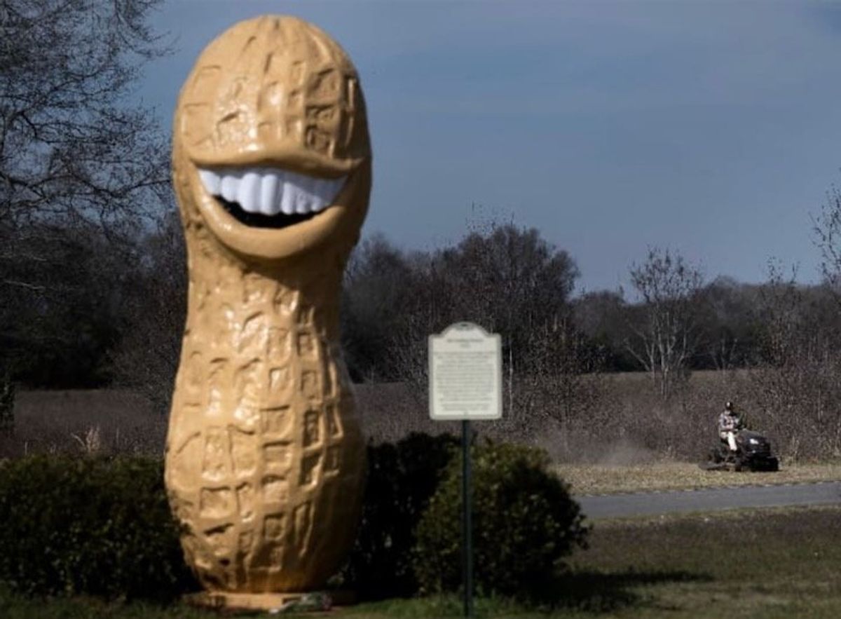 For RV community, giant Carter peanut statue a beacon for home