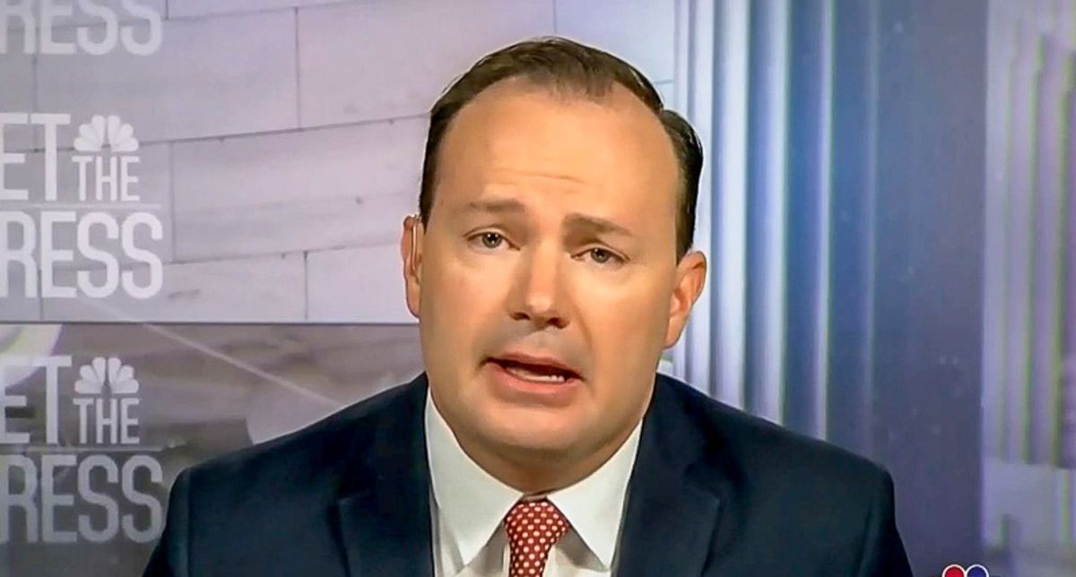 Mike Lee's spokesperson confirmed the story that the senator called a lie during impeachment outburst