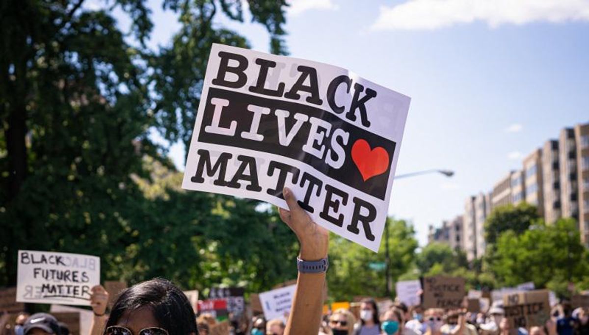 Teacher at Robert E. Lee High School pushed out of classroom after refusing to take down Black Lives Matter flag