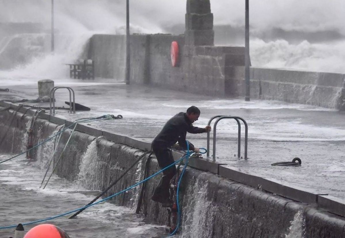 Two dead, residents trapped as Storm Babet batters Scotland