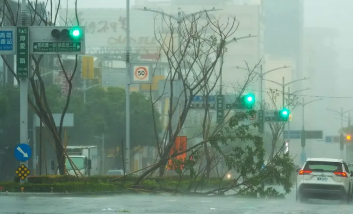 Taiwan shuts down for second day as Typhoon Krathon makes landfall