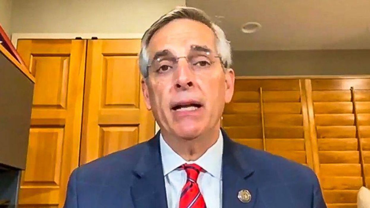 Georgia secretary of state attacked by Trump decries 'huge disinformation campaign' over 2020 election