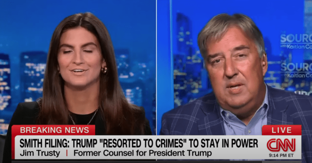 CNN anchor can't help but laugh as ex-Trump attorney debuts phrase 'insurrection light'