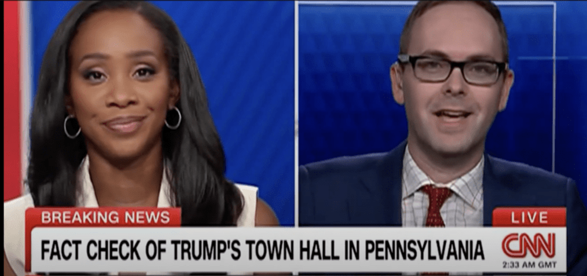 'Did not happen!' CNN fact-checker flags several Trump falsities after Fox News town hall