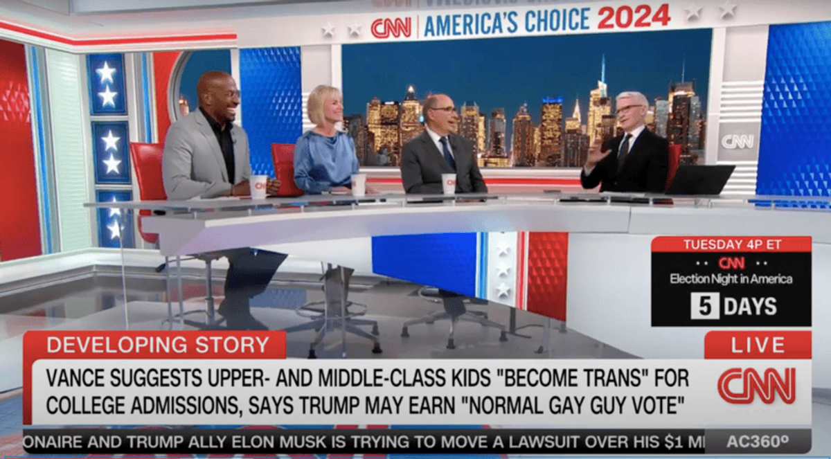 'Crazy!' CNN panel bursts into laughter over clip of J.D. Vance on Joe Rogan's podcast