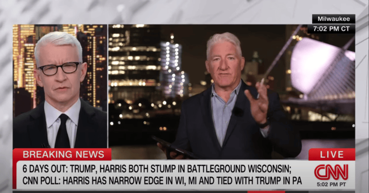 'Bit of a warning sign': CNN anchor flags potential Harris weak spot in swing state