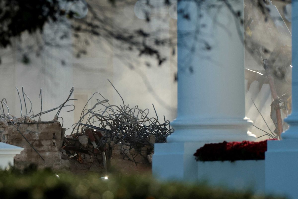 'Sends a message': Historian notes first lady's office was located in demolished East Wing