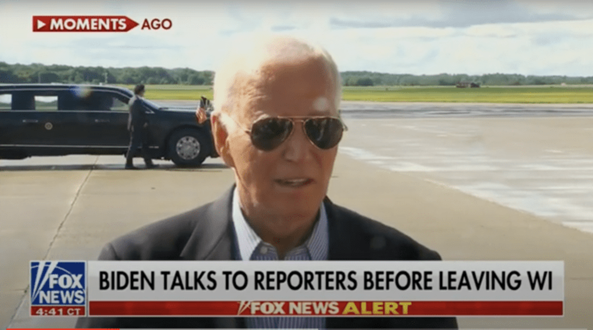Feisty Biden hits back at shouting reporters: 'You were wrong about everything!'
