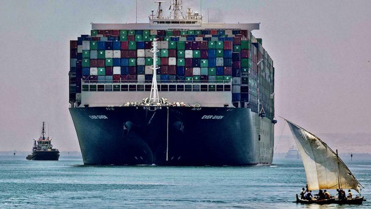 Container ship owned by the company that got stuck in the Suez freed after being stuck in the US for a month