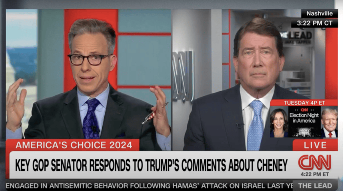 'Not a hoax!' Jake Tapper fires back at GOP senator declaring Trump clip 'a distortion'