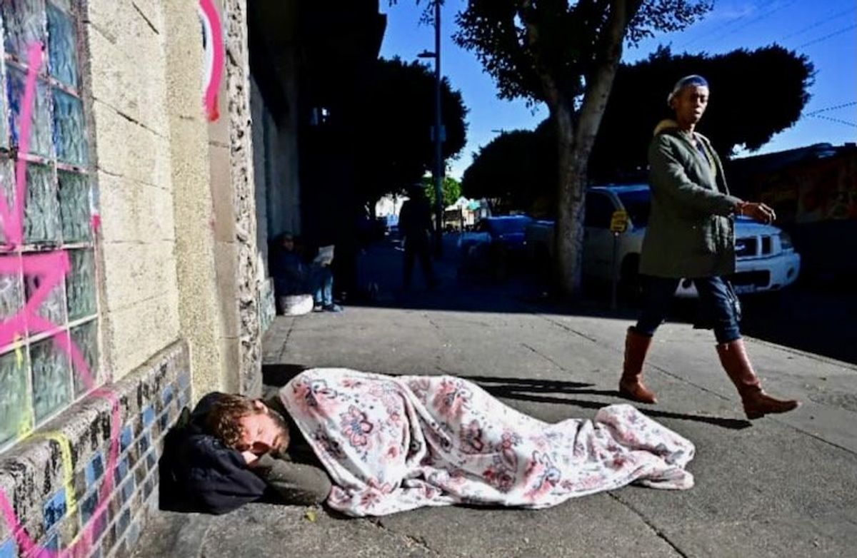 Desperation for the homeless on the streets of Los Angeles