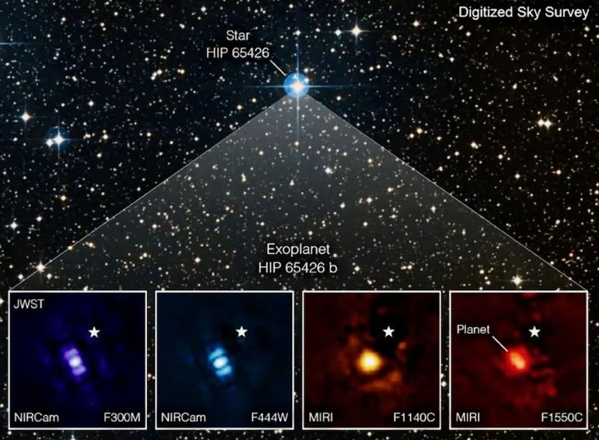 Webb telescope captures its first image of exoplanet