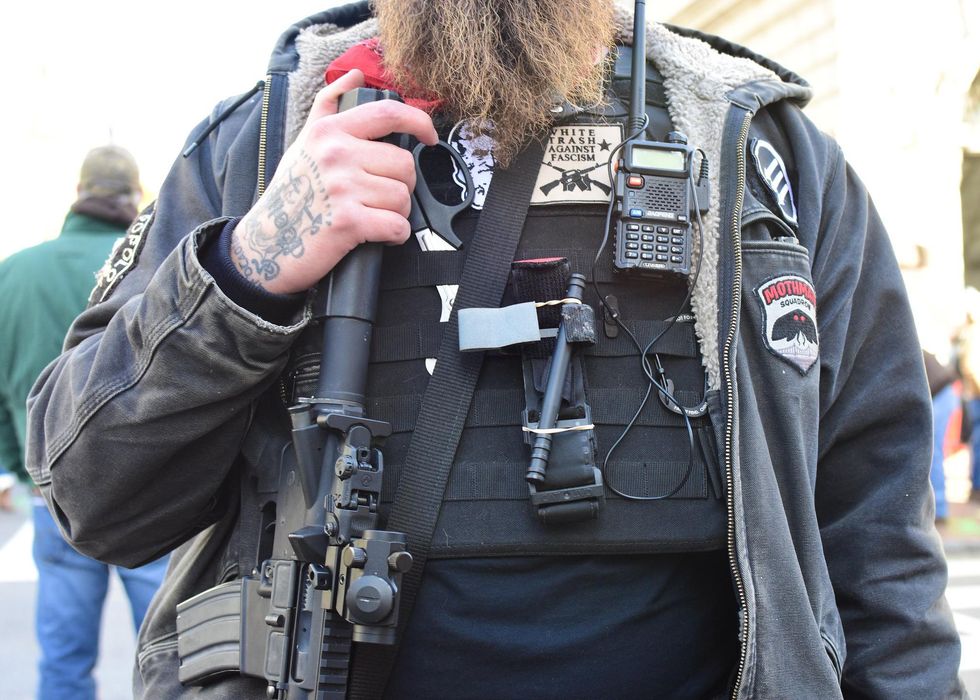 Armed left-wing activists are prepared for the next Rittenhouse -- but analysts say the armed right is a bigger threat