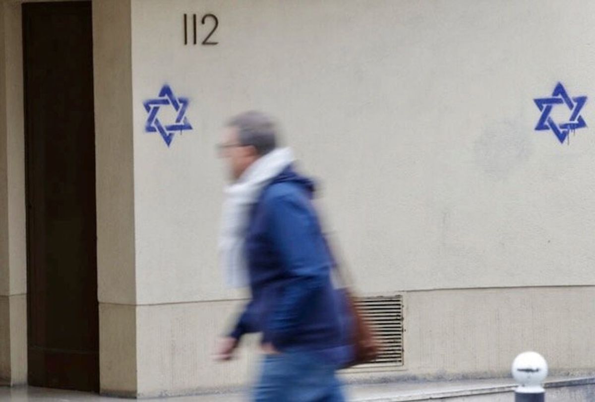 'Anti-Semitic' graffiti possibly ordered from abroad, Paris prosecutor says