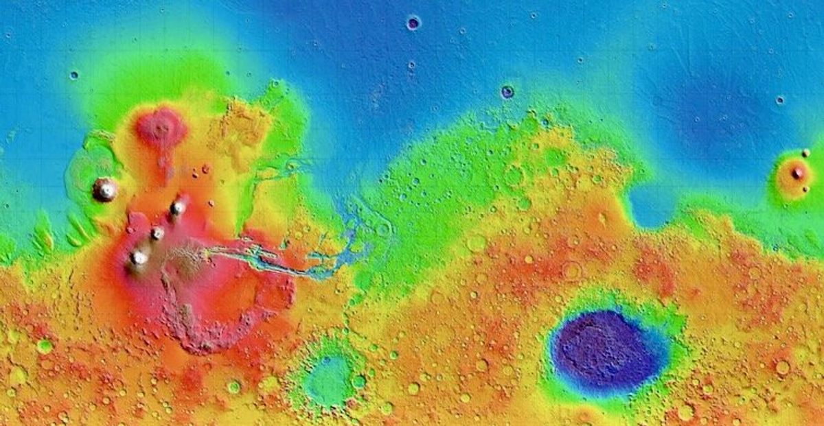 Why is one half of Mars so different to the other?