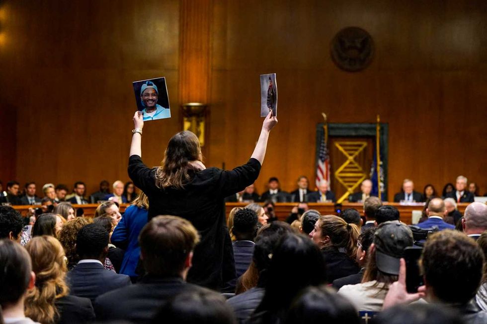 Watch: Protests erupt as Kristi Noem refuses to apologize for DHS shootings at hearing