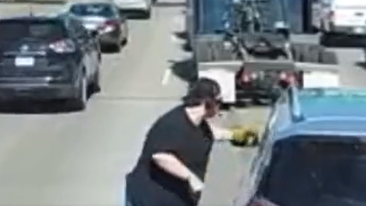 WATCH: 'People's Convoy' trucker punches DC driver's window in argument — then mocks their South Asian accent
