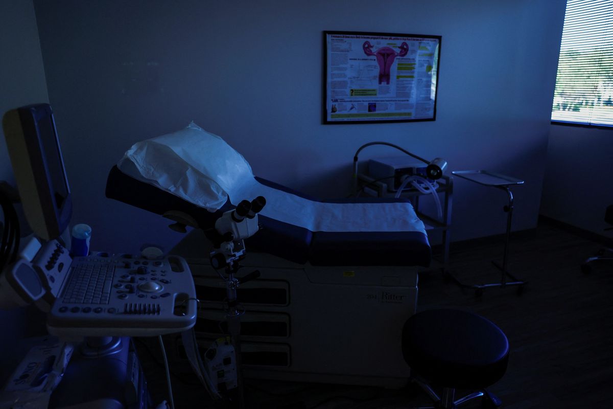 A Planned Parenthood exam room