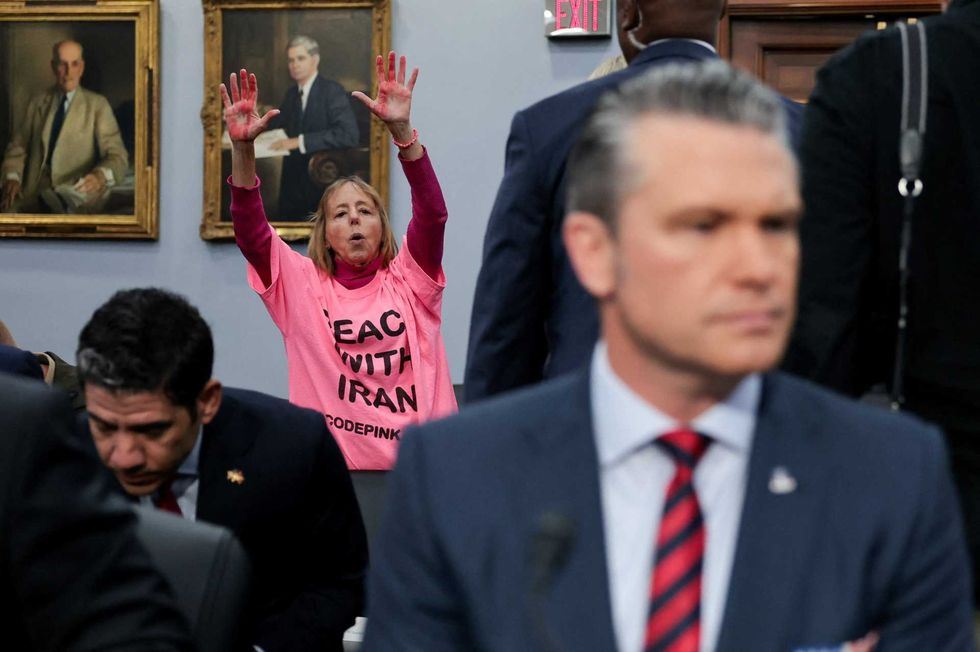Top Trump general confronted by protesters at hearing: 'Tax dollars spent to kill babies!'