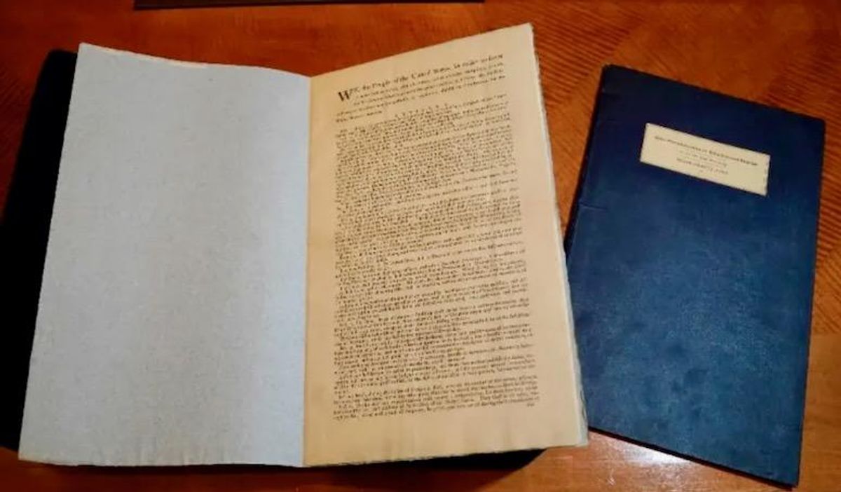 Rare US Constitution original copy to be auctioned in December