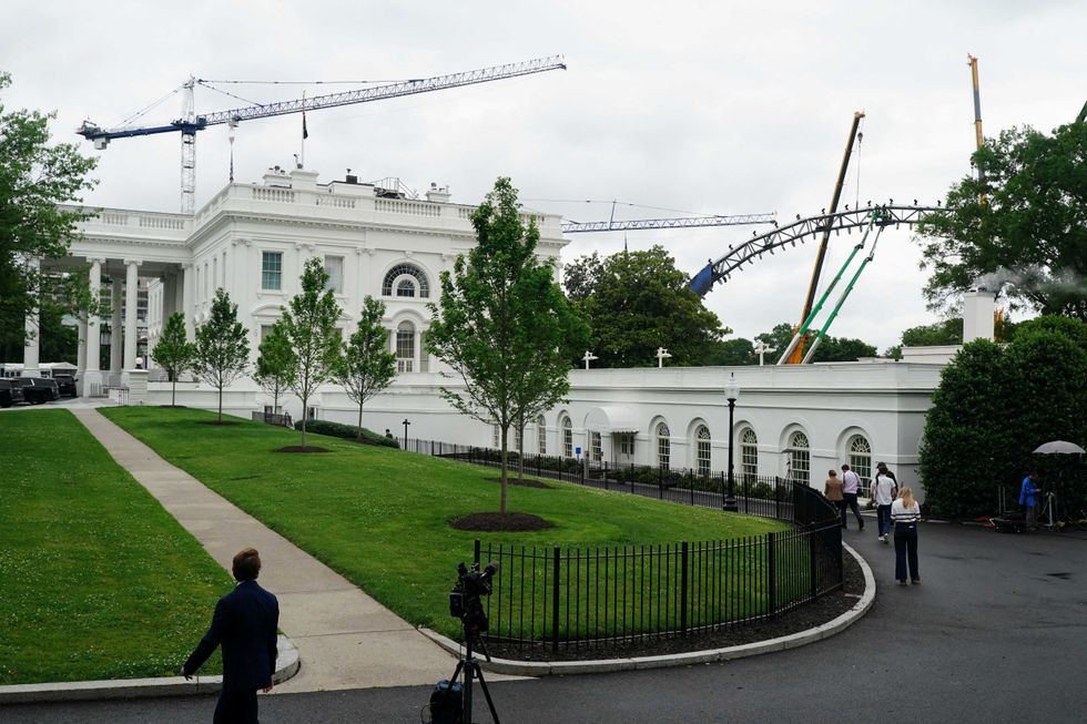 'Pray for rain': Internet skewers White House UFC design