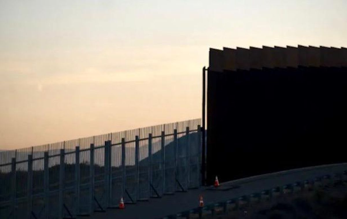 Two children dropped over US-Mexico border wall