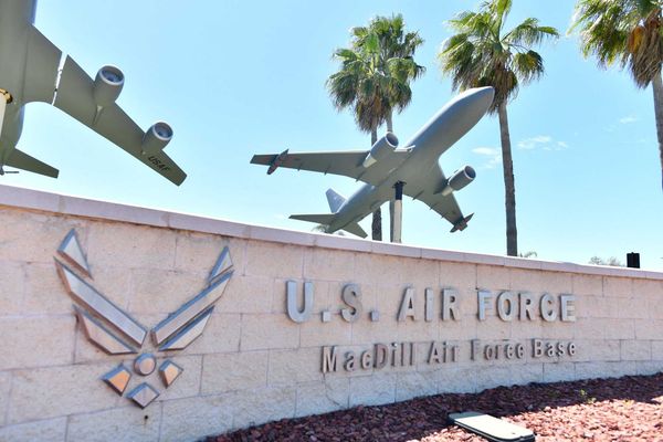 Apparent explosive device found near Air Force base: report
