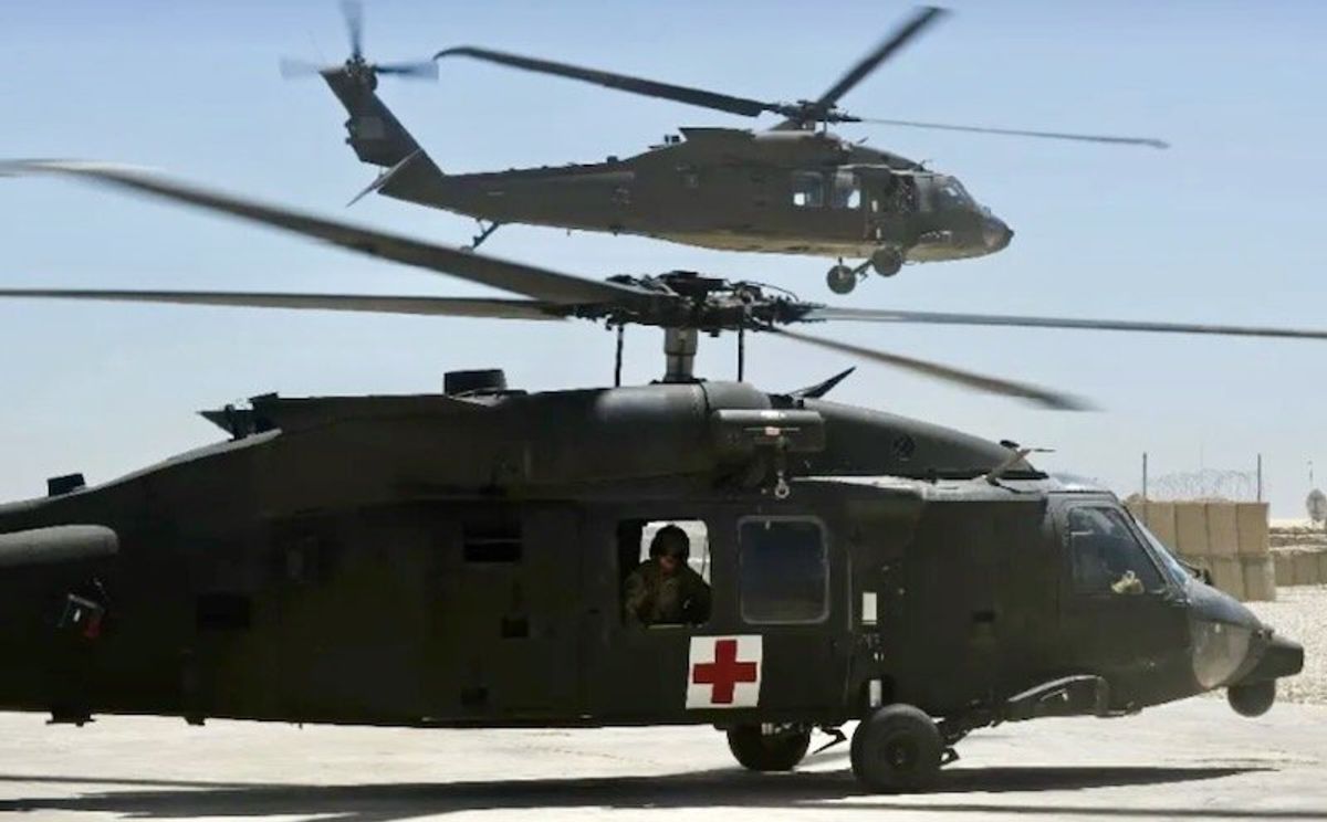 Nine dead in crash of two US Army helicopters