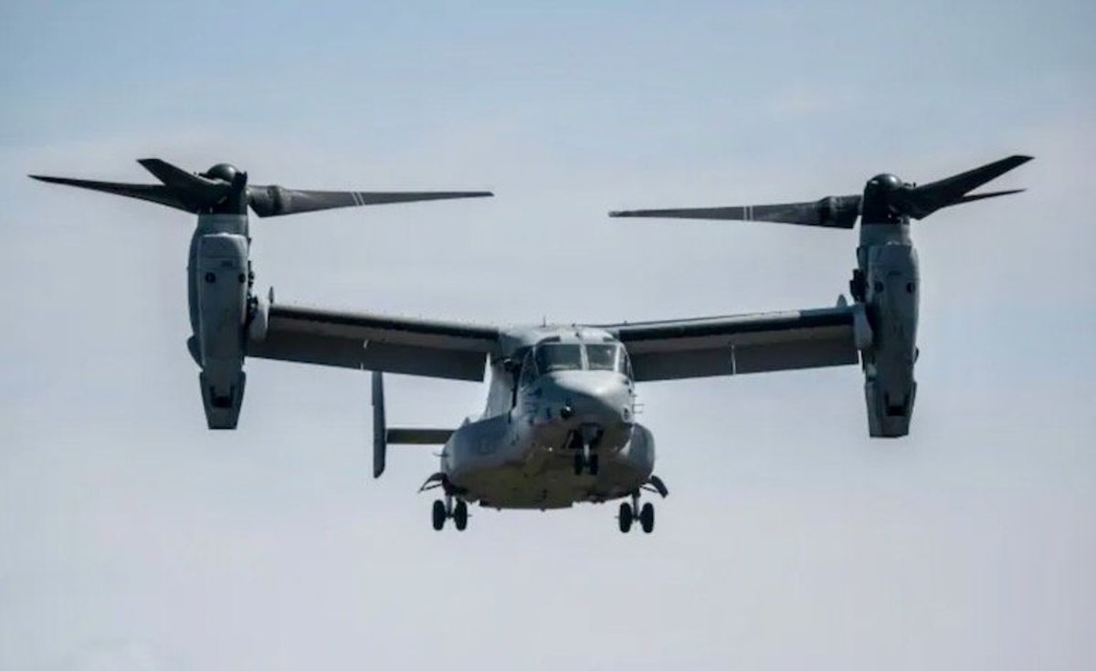 One confirmed killed as U.S. Osprey crashes off Japan