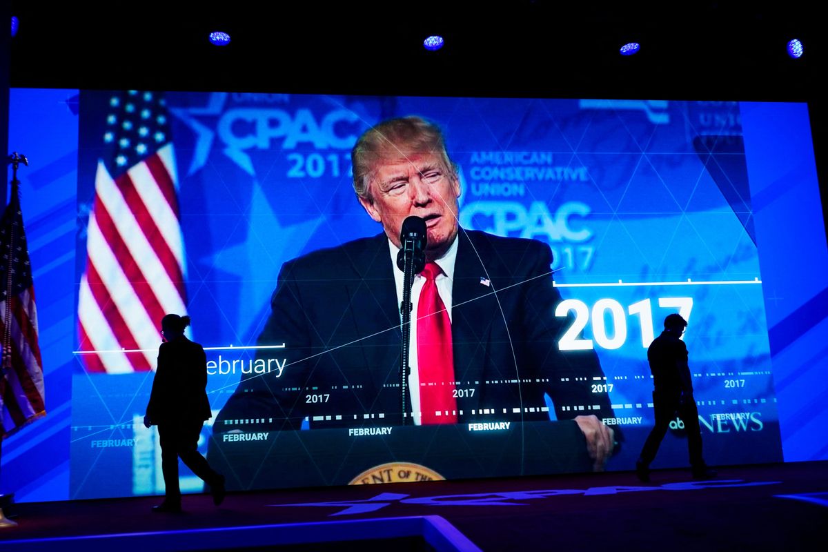 'Caesar figure': MAGA die-hards pushing 3rd Trump term met with CPAC silence