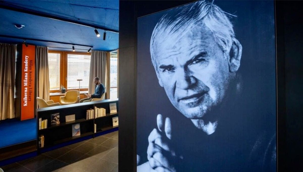 Czechborn French writer Milan Kundera, author of ‘The Unbearable