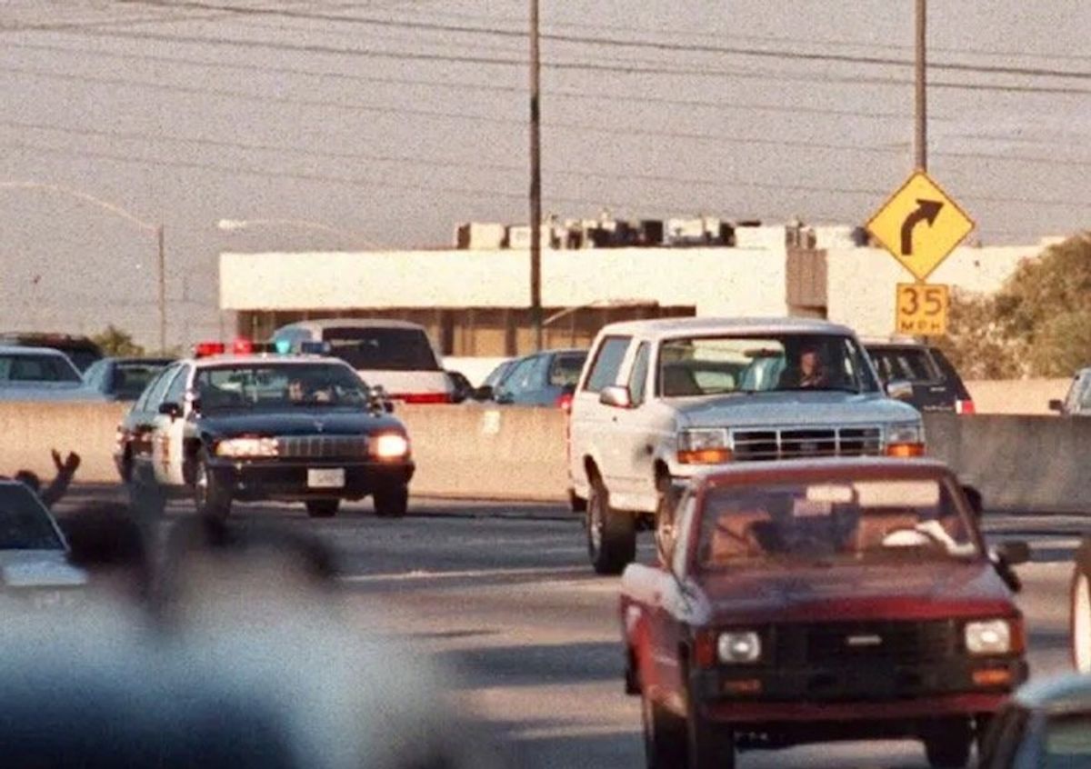 O.J. and the white Ford Bronco: the world's most famous police chase