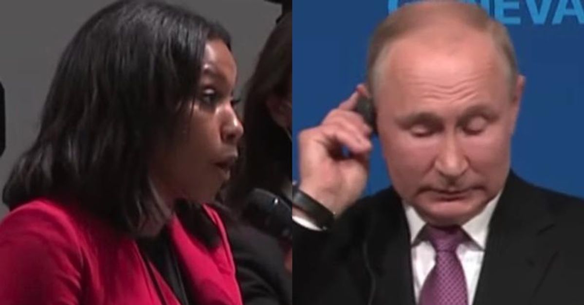 Putin tells Black US reporter he would ‘prevent’ Black Lives Matter in Russia after she asks what he’s ‘afraid of’