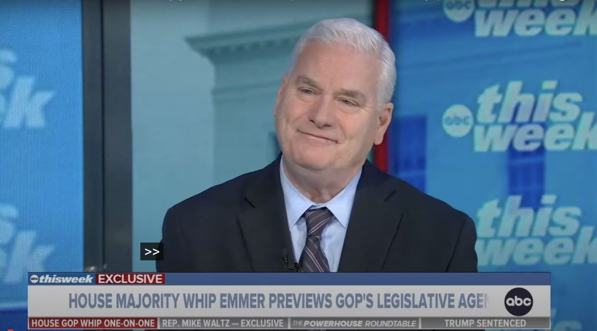 'I'm, uh –– yeah': GOP's Emmer ignores Trump's attacks on him during ABC interview