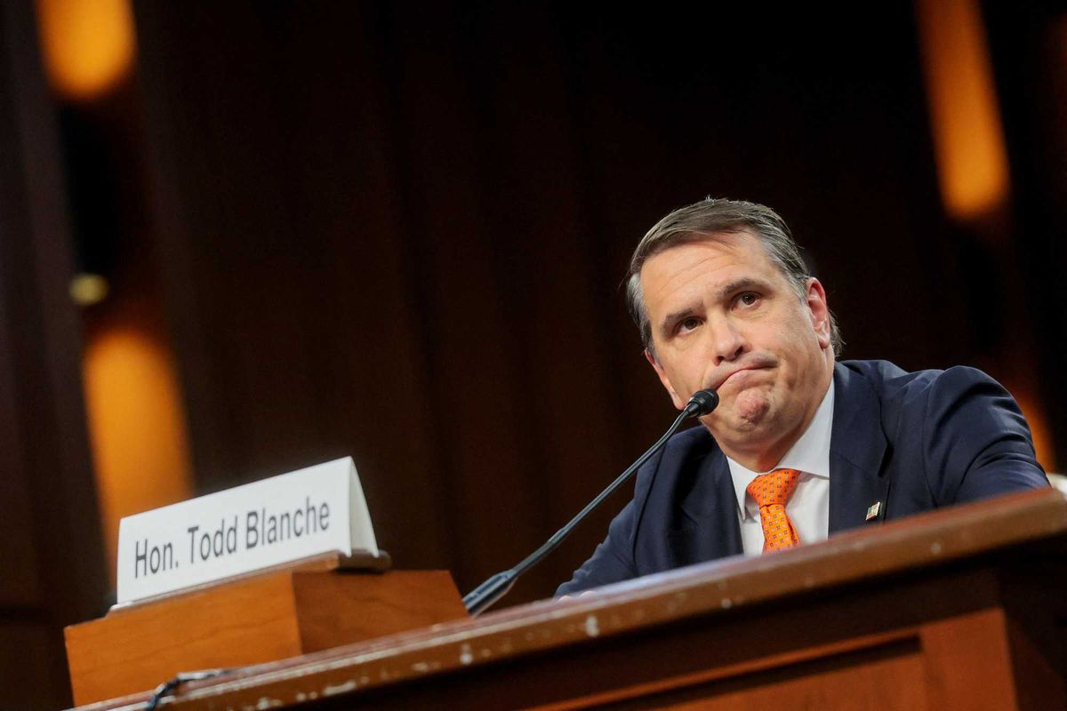 'Oops!' Todd Blanche's 'freudian slip of the year' sends internet into frenzy