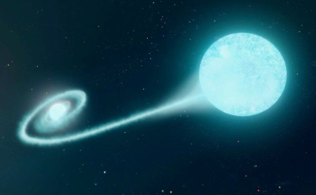 For the first time, astronomers have detected a radio signal from the massive explosion of a dying white dwarf