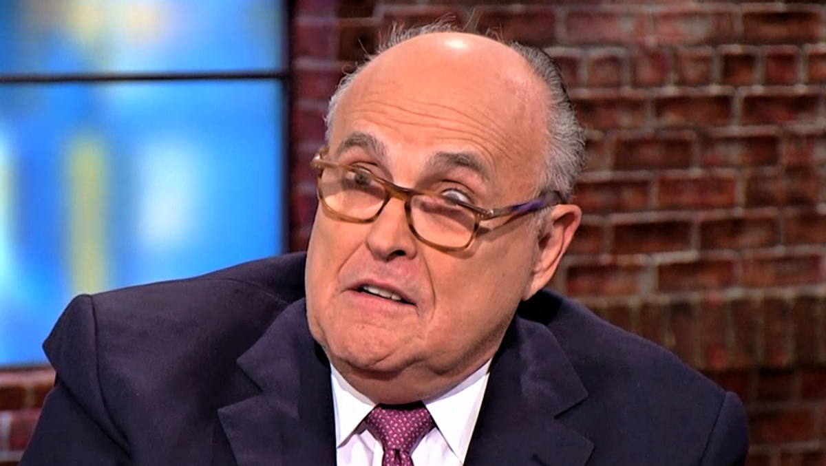 Rudy Giuliani unleashes paranoid NewsMax rant about BLM, Soros and Biden conspiracy to 'destroy America so we become socialists'
