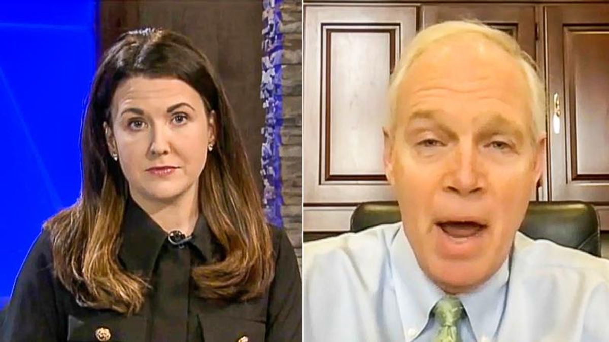 TV anchor grills Ron Johnson over dismal poll numbers: 'How do you get that 35% approval rating?'