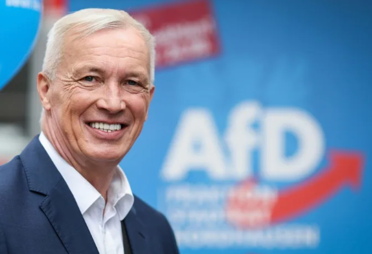 German far-right leads mayoral race near former Nazi camp
