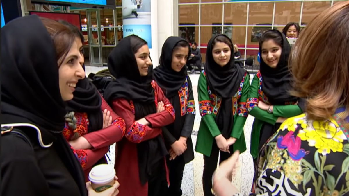 'Worried' Afghanistan all-girls robotics team hopes to escape to Canada