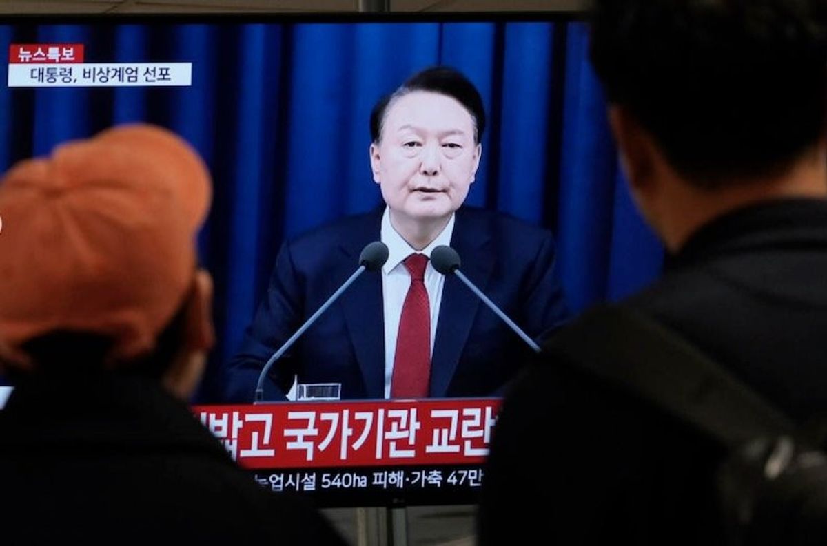 South Korea president declares emergency martial law