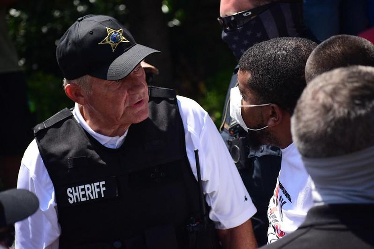 Claim by controversial NC sheriff that his name was left off the ballot is refuted by board of elections