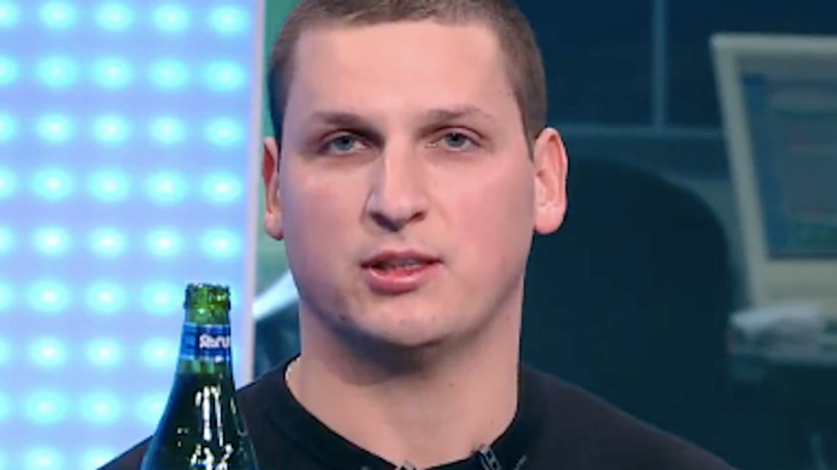 'Rest in peace comrade': Russian investor drinks on-air toast to death of country's financial market