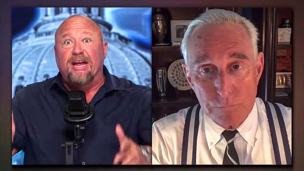 'Inflation's exploding!' Alex Jones yells at Trump ally Roger Stone in Iran war clash