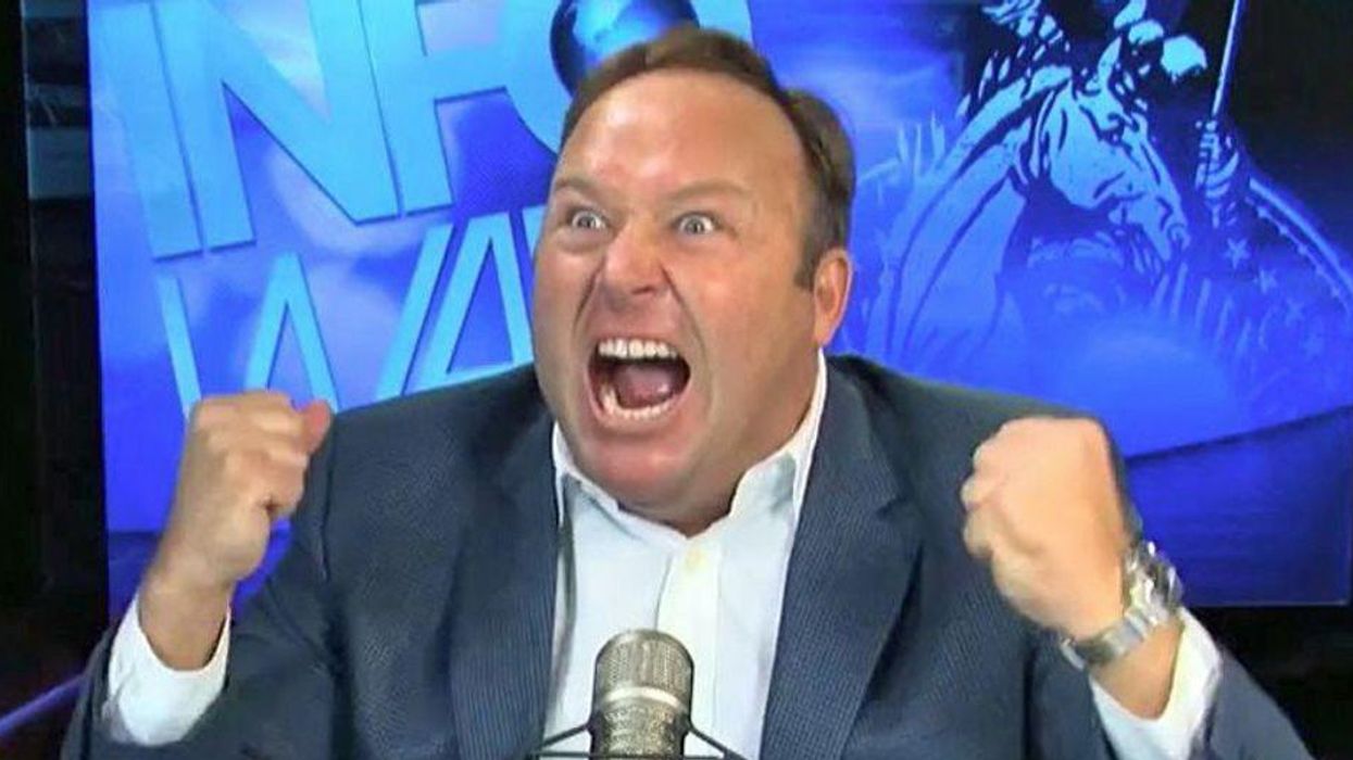 WATCH: Alex Jones suggests Trump is being 'blackmailed' to support COVID vaccines