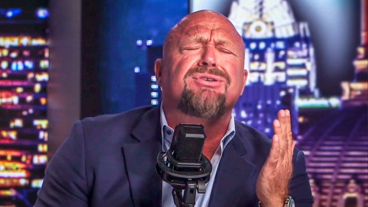 'You're going to cover it up?' Alex Jones melts down at Trump over Epstein list